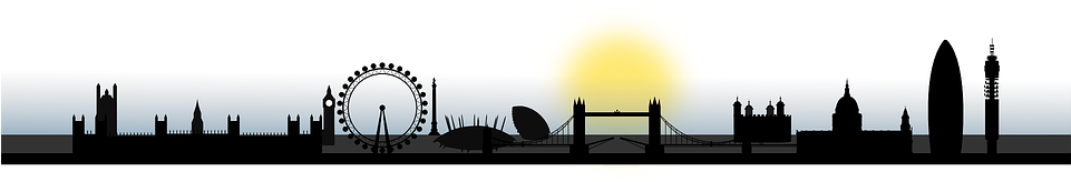 Cityscape Clipart Jacksonville Skyline - London Skyline Vector Png (960x480)
