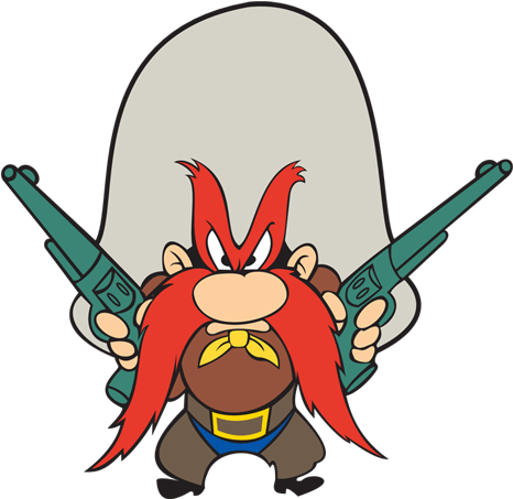 Dusko Dugousko Yosemite Sam Naoruzan - Looney Tunes Yosemite Sam (500x667)