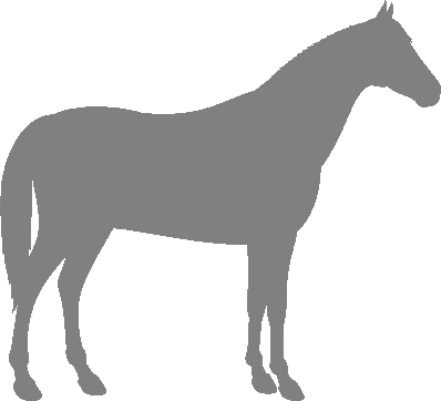 Jutland Horse - Horse Icon Grey (398x362)