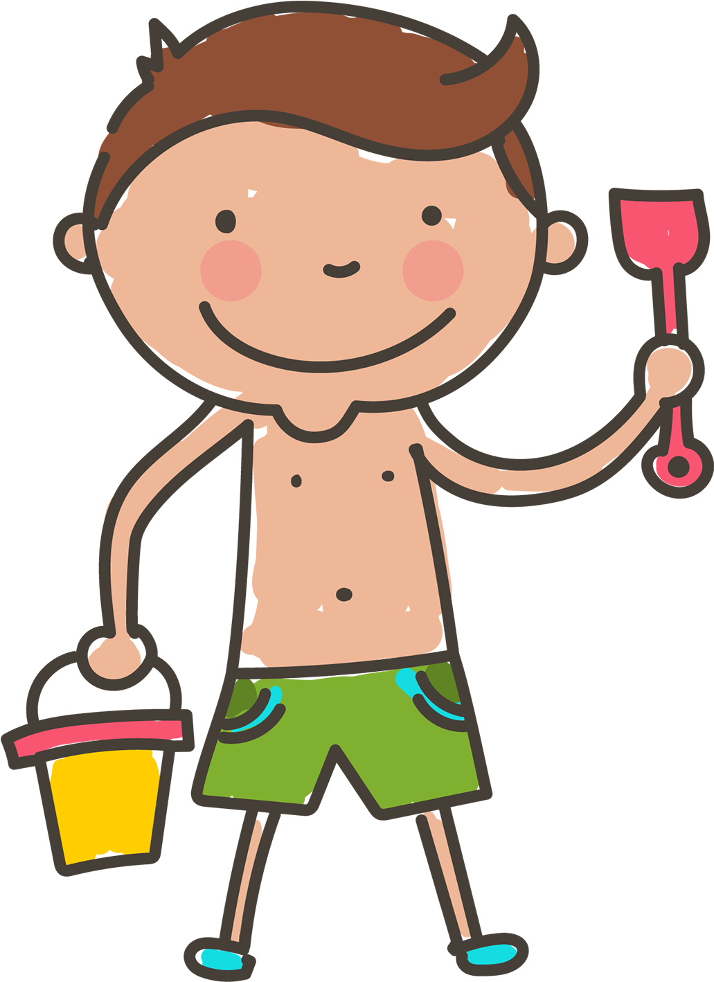 玩沙子的小男孩 - Child (1500x1499)