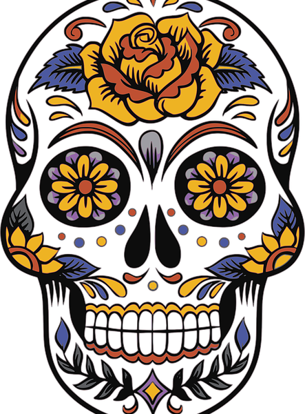 Day Of The Dead Cultural Celebration Saturday, October - El Dia De Los Muertos (443x600)