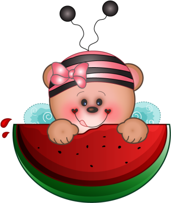 Care Bears, Teddy Bears, Clip Art, Watermelon Clipart, - Desenhos Coloridos De Ursinhos (369x401)