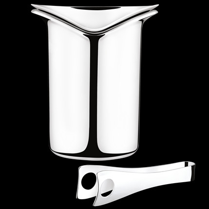 Wine Ice Bucket With Tongs - Georg Jensen Ice Bucket (429x429)