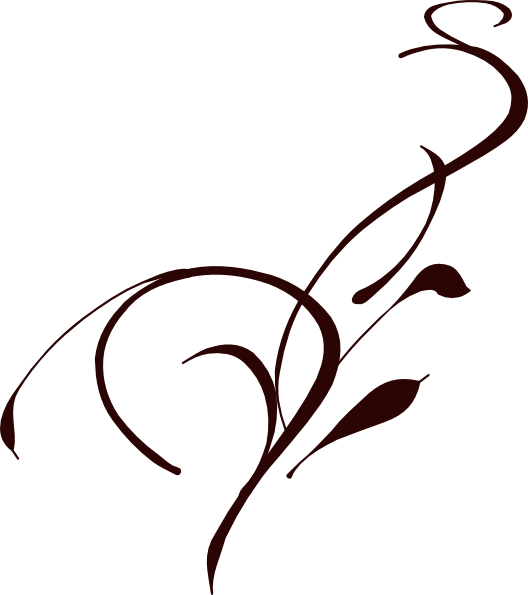Swirl Clipart Art Deco - Vine Clip Art (528x595)