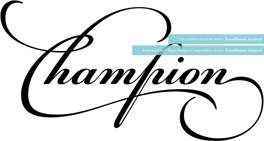 Specimen - Tipo De Letra Champion (923x530)