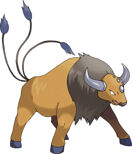 Pokemon Tauros Is A Fictional Character Of Humans - Tauros Png (453x529)