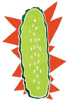 House-made Pickles - Portable Network Graphics (500x400)