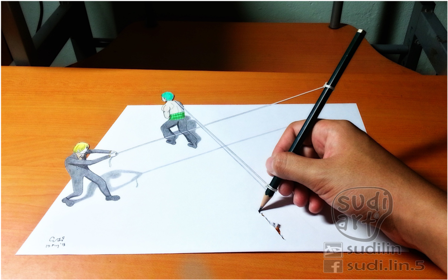 Collection - One Piece Sanji 3d Drawing (1024x1024)