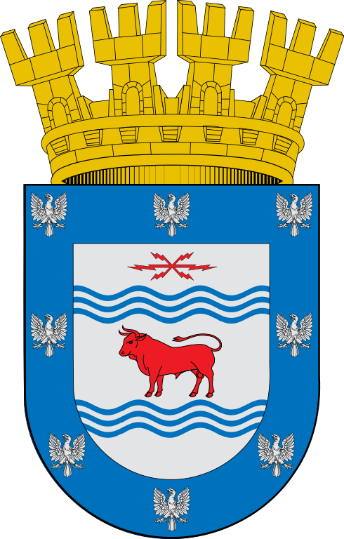 Escudo De Los Ángeles - Escudo Los Angeles Chile Png (490x768)
