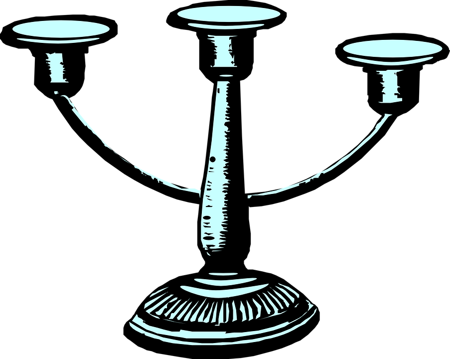 Candlestick Kinara Download Votive Candle - Candle Holder Coloring Pages (903x720)