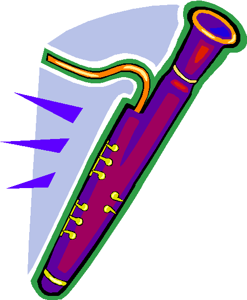 What Is The Effect Of Alliteration And Onomatopoeia - Bassoon Cartoon (490x596)
