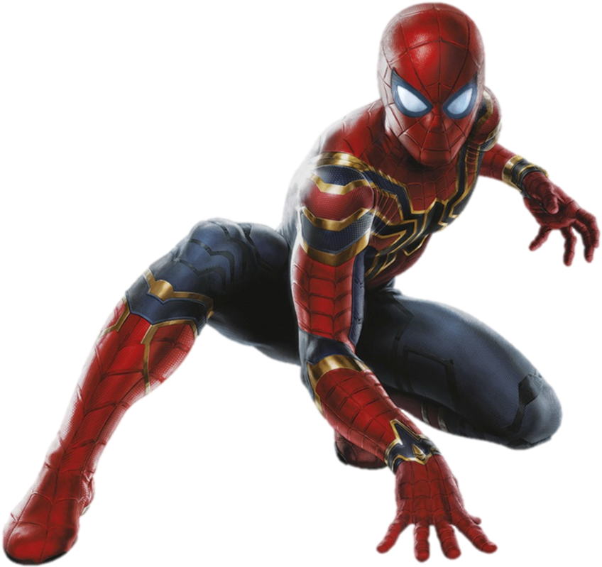 Clipart Library Library Avengers Transparent Spiderman - Avengers Infinity War Spiderman Png (922x867)