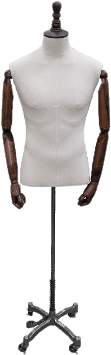 Male Articulated Mannequin - Vintage Style Mannequin (500x750)