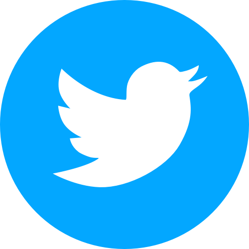 [haz Clic En Los Iconos] - Twitter Round Logo Png Transparent Background (500x500)