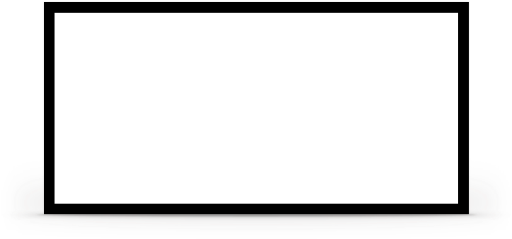 Square - Square Frame Black Png (739x341)