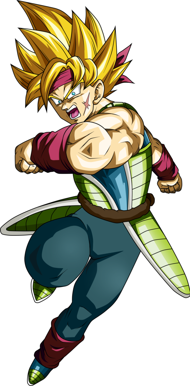 Apple Seed Clipart - Bardock Super Saiyan Blue (627x1273)