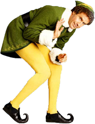 Singer By Raylin Peard - Buddy The Elf Transparent (417x458)