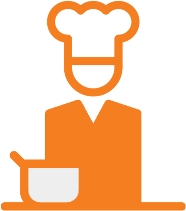 Kitchen Tech - Orange Coffee Cup Clipart (455x442)