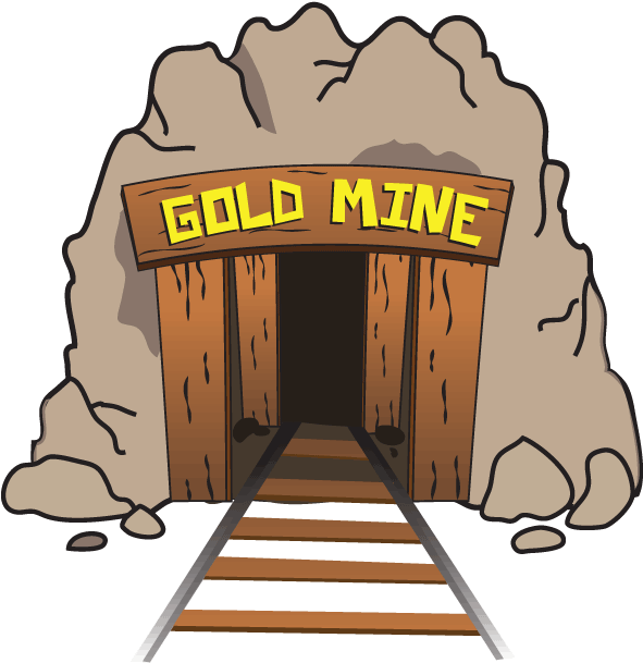 There Is A Gold Mine Sitting Right In Your Backyard - Gold Mine Clip Art (590x638)