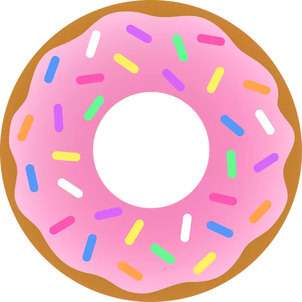 Doughnut Clipart Three - Donut Clip Art (602x602)