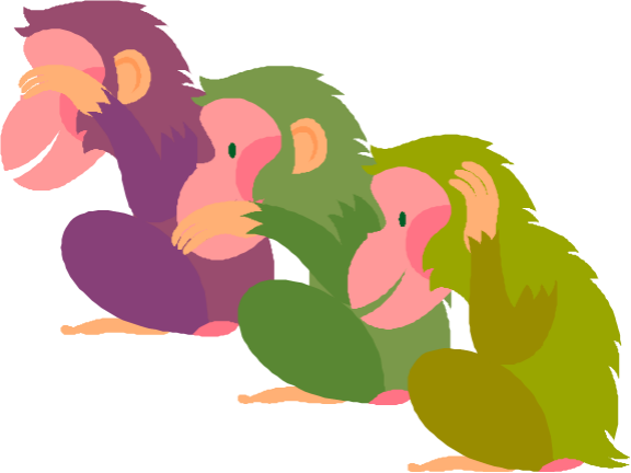 All The Monkeys Appreciated What They Saw And Heard - Child Care (576x432)