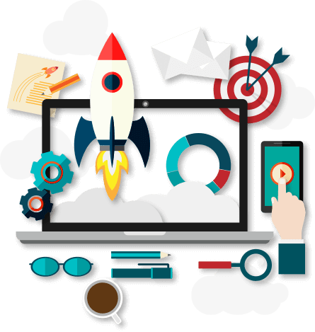 Benefits Of Choosing Entbsys - Digital Marketing Vector Png (445x469)