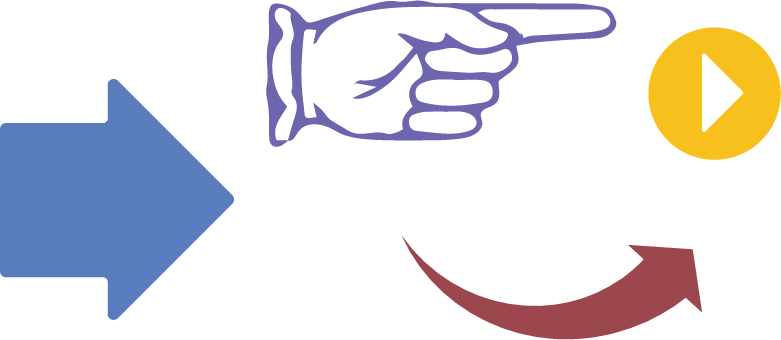 Arrows Can Be Big, Fingers Pointing, Colorful Or Not, - Arrows Can Be Big, Fingers Pointing, Colorful Or Not, (781x340)