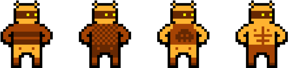 Honeybears - Killer Queen Game Characters (1100x275)