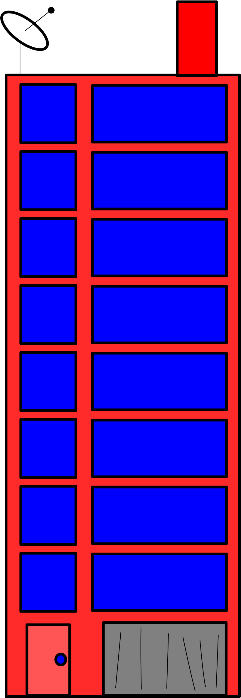 Computer Icons High-rise Building Encapsulated Postscript - Building (1697x2400)
