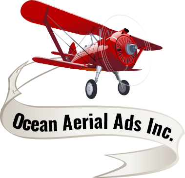 Ocean Aerial Ads - Banner Airplane (379x365)