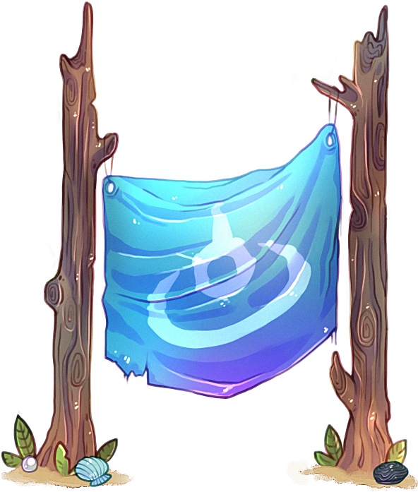 Fjqrliq - Flight Rising Water Flight Flag (614x726)