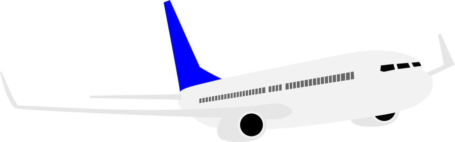Air Plane Graphic Clipart, Vector Clip Art Online, - Airplane Clip Art Big (900x282)