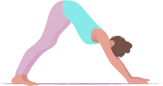 Image Black And White Ankle Drawing Leg Running - Adho Mukha Śvānāsana (667x375)