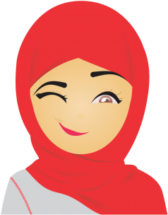 Muslim Emoji Set Cute Expressions, Expression, Express, - Transparent Background Muslimah Icon (360x360)