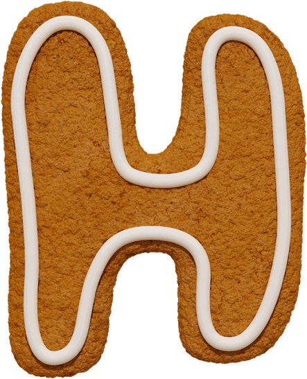 Christmas Cookie Font - Cookie Font (595x595)