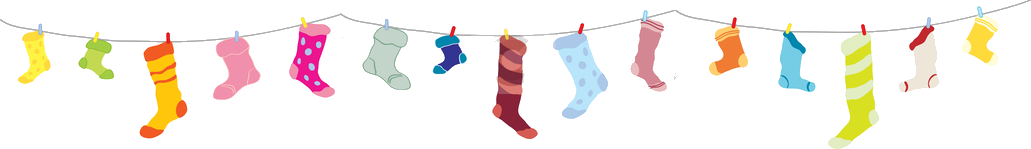 Having Fun On Silly Sock Day - Socks Play Area (1031x149)