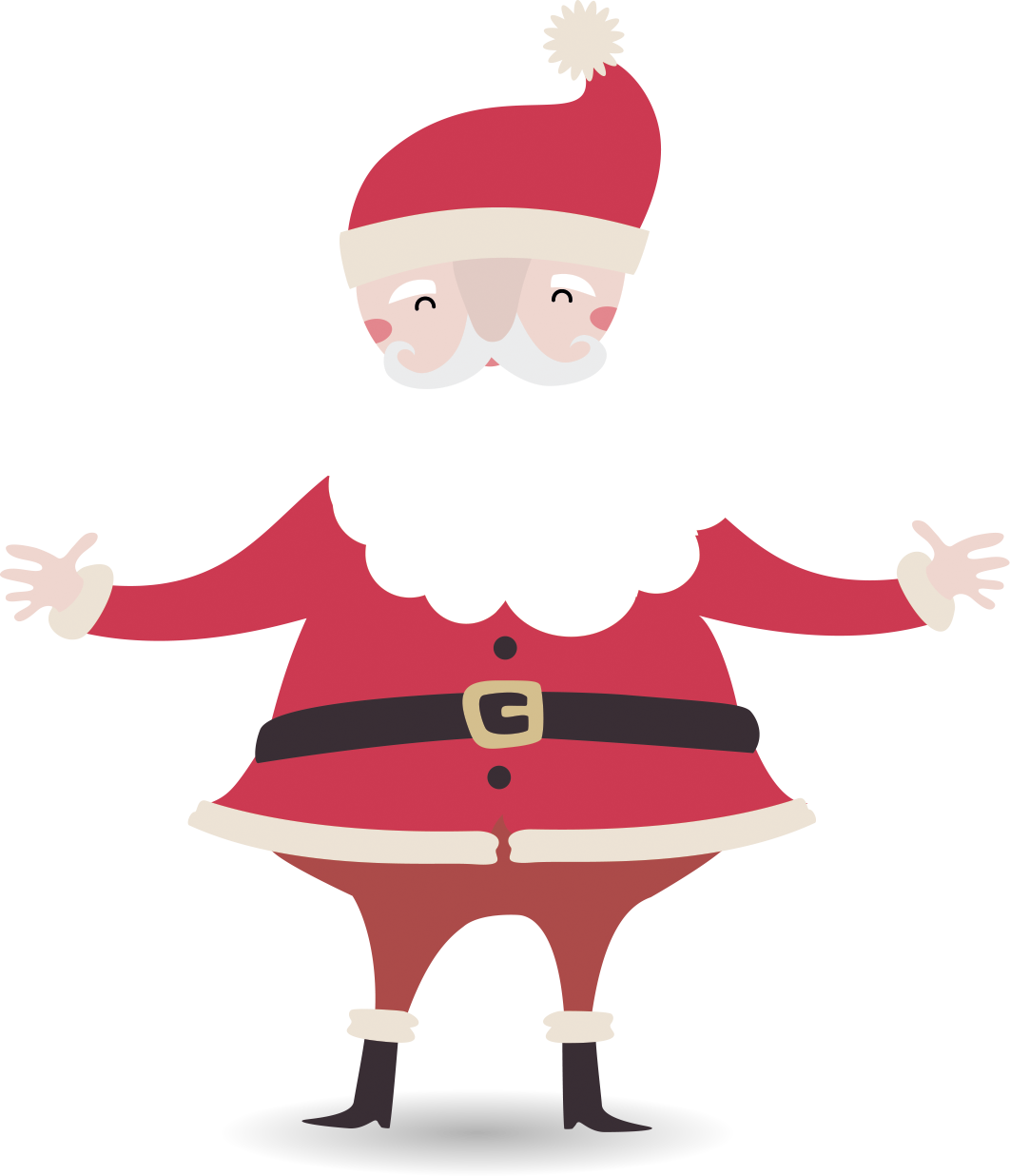 Receive Letters From Children With Their Christmas - Illustration (1062x1236)