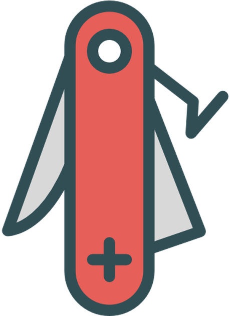 Swiss Army Knife Free Vector Icon Designed By Darius - Clipart Swiss Knife Png (1200x630)