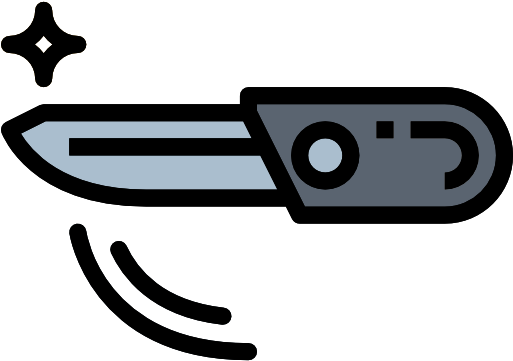 Pocket Knife Free Icon - Knife (512x512)