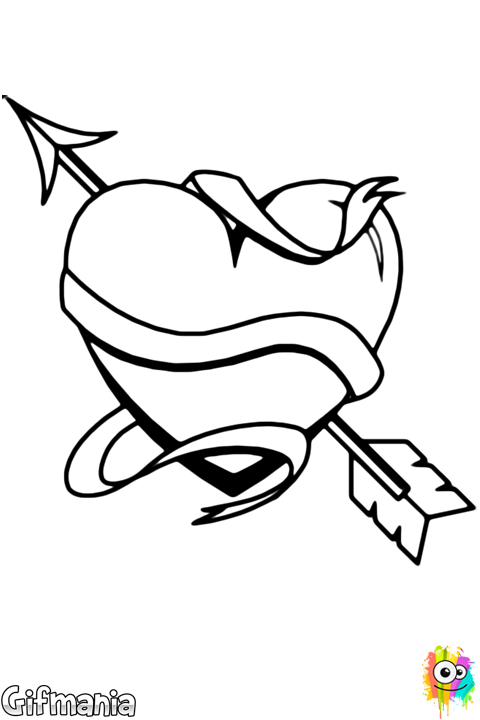Clipart Royalty Free Stock Arrows Drawing Realistic - Cute Coloring Pages For Teenage Girl (480x720)