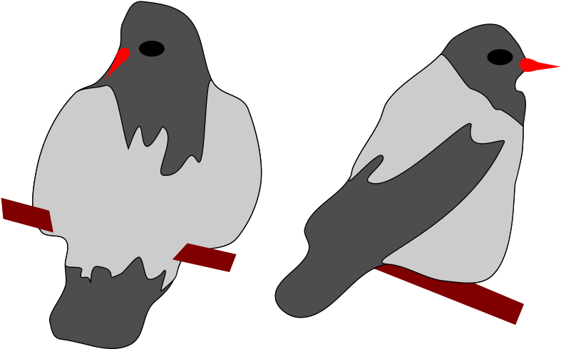 Elster 1 U Elster - Custom Magpies On Branch Mugs (800x596)