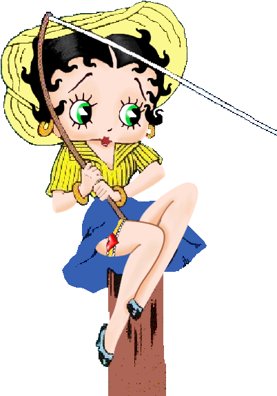 Betty Boop Fishing - Betty Boop Fishing (420x600)
