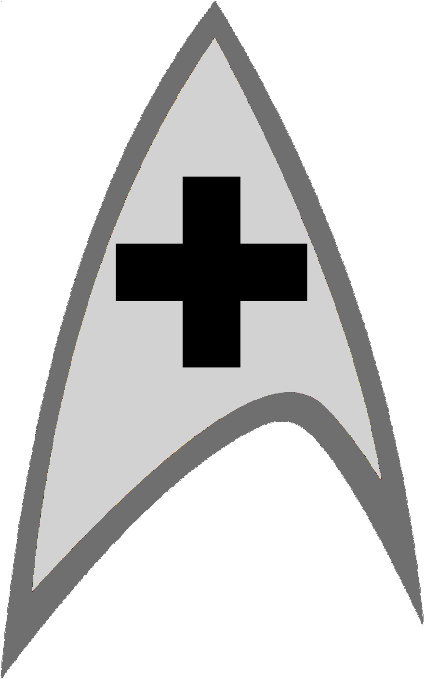 New Star Trek Medical Logo By Viperaviator On Deviantart - Simbolo Star Trek Ciencia (900x1404)