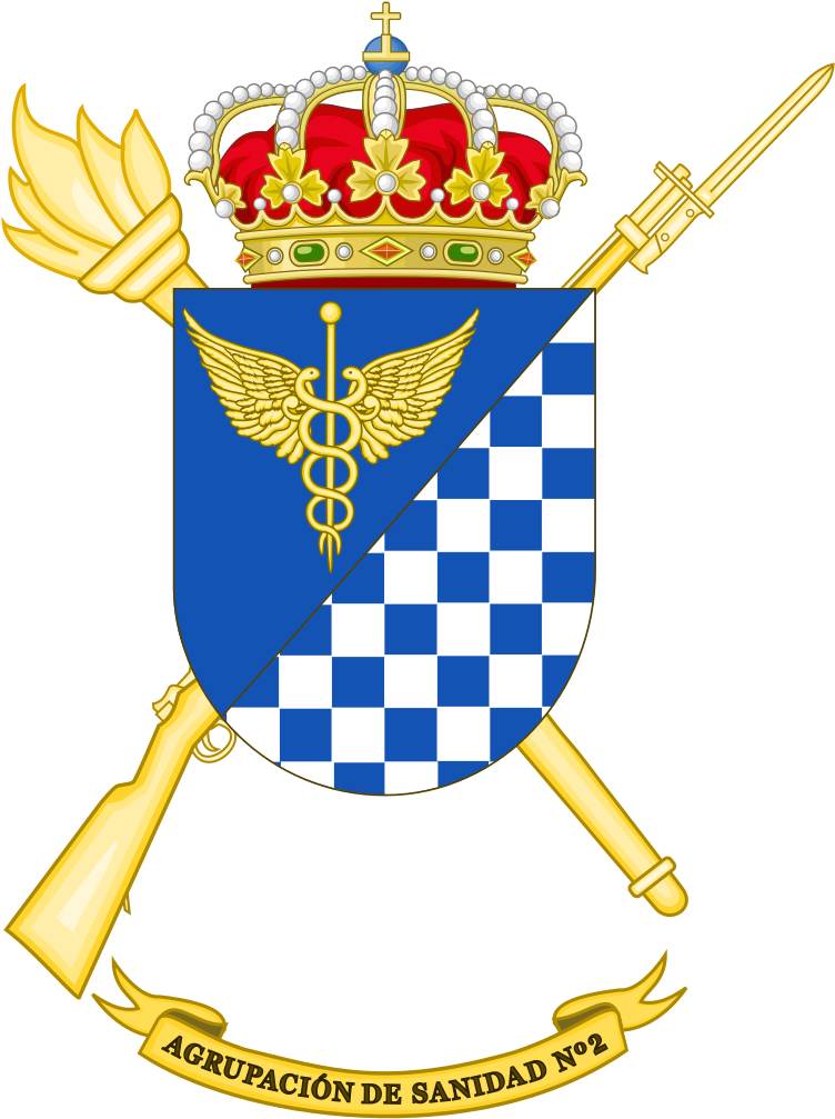 Coat Of Arms Of The 2nd Spanish Army Health Services - Dia De La Hispanidad En Panama (827x1024)