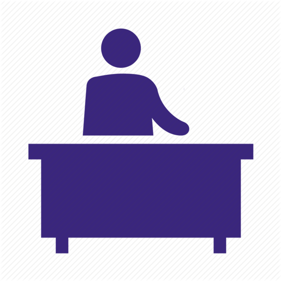 Reception Icon Clipart Computer Icons Receptionist - Hospital Reception Clip Art (900x900)