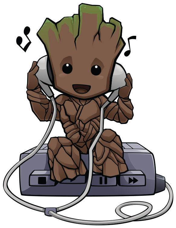 Fa Gog Babygroot By Xar623 - Music Groot (800x800)