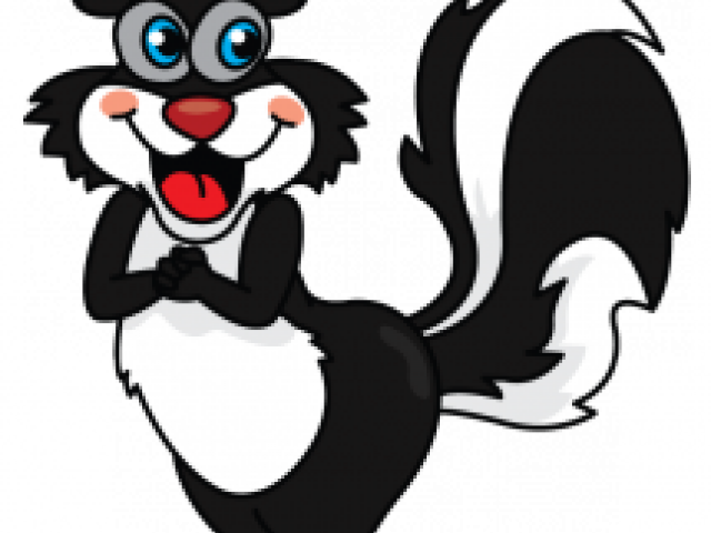 Skunk Clipart Transparent - Drawing (640x480)