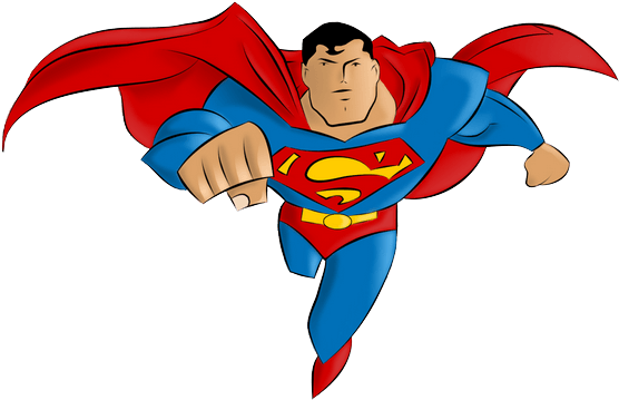 Superman Png Famous Cartoon Characters Of All Time - Superman Clipart (705x495)