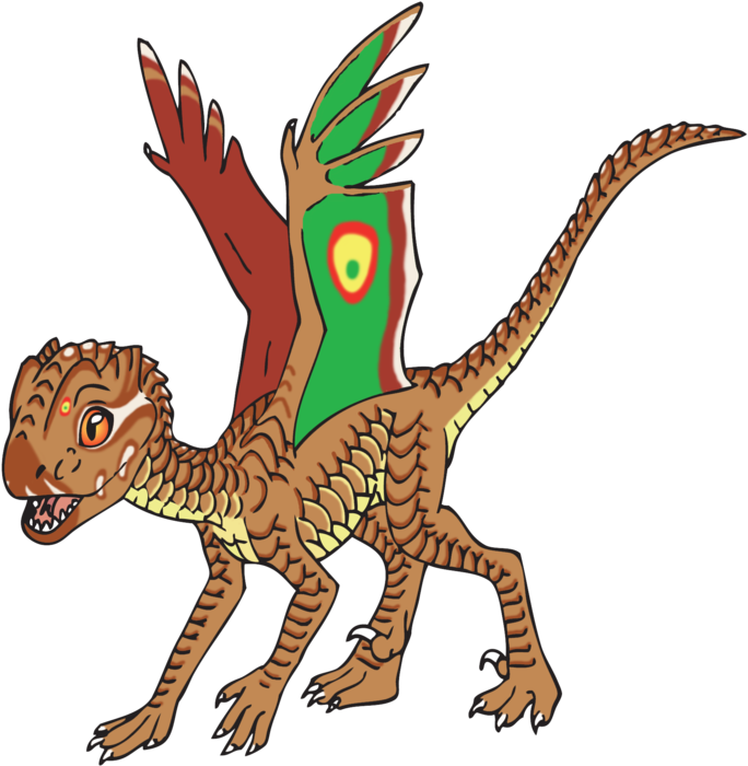 Female Double Crested Dragon By Dreamwind On Clipart - Drawing (900x856)