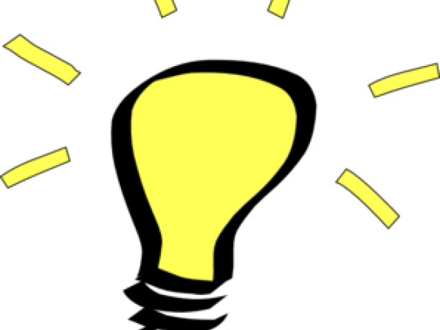 Bulb Clipart Solution - Bright Idea Bulb Png (640x480)